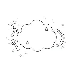Kolorowanka: Moja chmurka