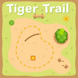 Mapa/stacja "Ścieżka tygrysa" (plan trasy)