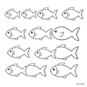 Szablony rybek do wycięcia