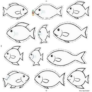 Szablony rybek do wycięcia