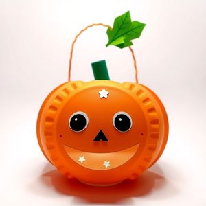 Gotowy dyniowy lampion — przykład pracy