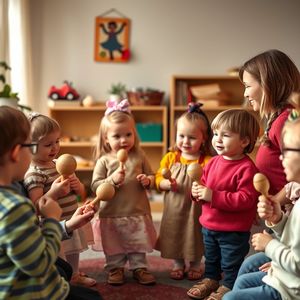 Mini-koncert — dzieci z instrumentami