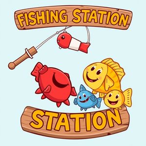 Tabliczki stacji — Łowienie rybek