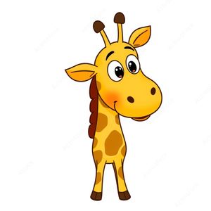 Obrazek żyrafy do druku