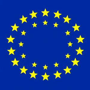 Flaga UE - baner / chusta