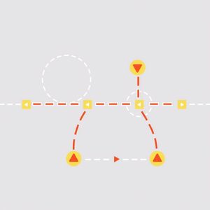 Ścieżka równoważna — schemat podłogi