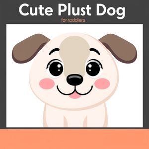 Ilustracja pluszaka psa