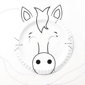 Szablon maski konia (do wydruku i wycięcia)