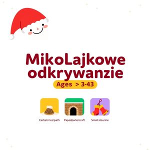 Plakat zajęć: Mikołajkowe odkrywanie