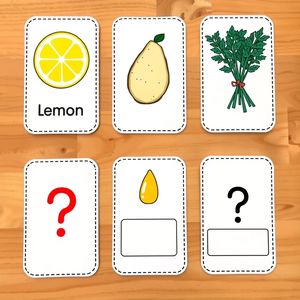 Karty zapachów — obrazki do dopasowania