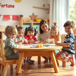 Scena: dzieci tworzą kartki