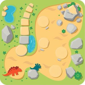 Mata do zabaw — plansza ruchowa