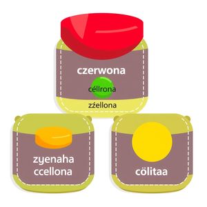 Etykiety do słoików — sortowanie nakrętek