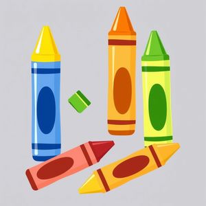 Duże kredki do pokazania