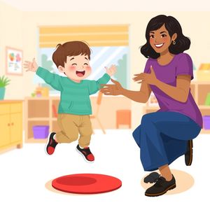 Stacja 1 — Czerwona: skakanie