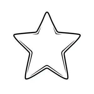 Szablon gwiazdki A4 — do druku