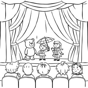 Kolorowanka — Scena teatralna