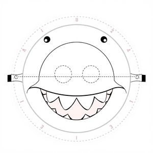 Szablon maski (talerzyk/kółko)