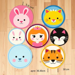 Naklejki na podłogę z postaciami (okrągłe)