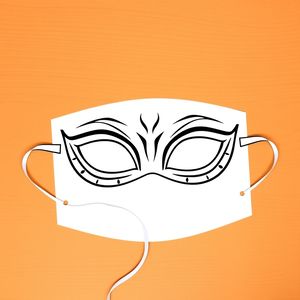 Szablon maski karnawałowej (A4 do druku)