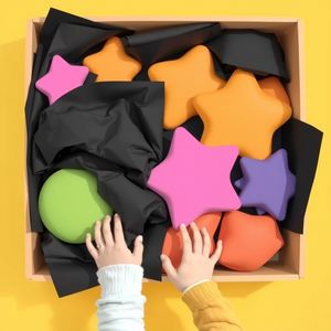 Pudełko sensoryczne — widok z góry