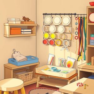 Mini-kącik swobodny — materiały do ponownej zabawy