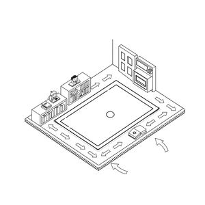 Kolorowanka: Prosta mapka biblioteki dla maluchów