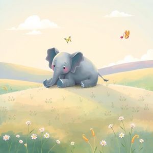 Ilustracja wyobrażeniowa — 'Słoniowa łąka'