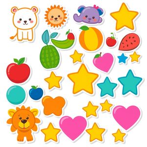 Arkusz naklejek do ozdabiania