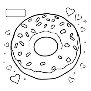 Kolorowanka: Pączek