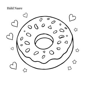 Kolorowanka: Pączek