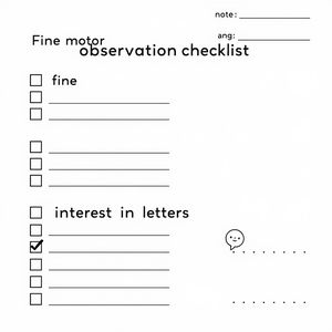 Karta obserwacji — motoryka i opowiadanie