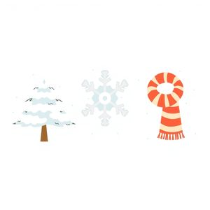 Ilustracje zimowe do powitania