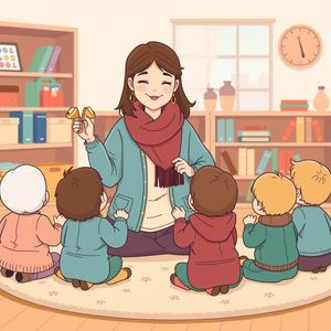 Opiekun prowadzący z dzwoneczkami