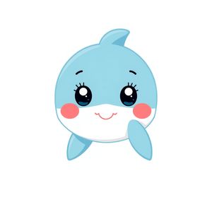 Obrazek delfina — powitanie