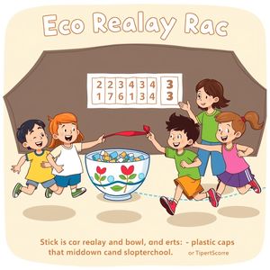 Ilustracja akcji: Eko-rally (bieg sztafetowy)