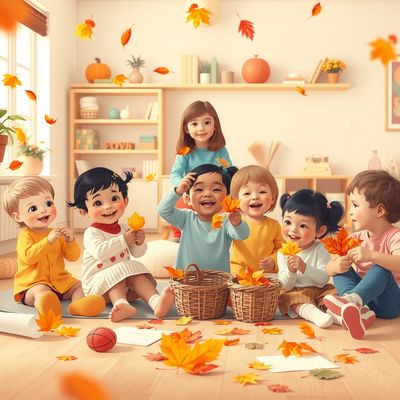 Okładka: Jesień w żłobku