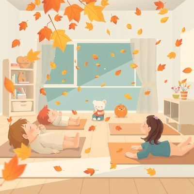 Relaksacja: Leżenie jak liść