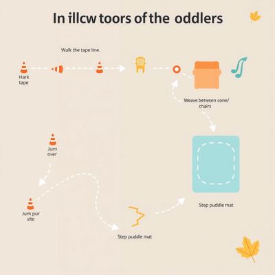 Schemat toru przeszkód: Spacer po parku