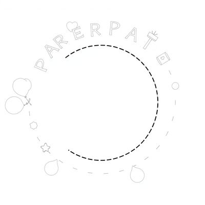 Szablon papierowego talerzyka