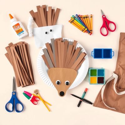 Materiały na stoliku — flatlay