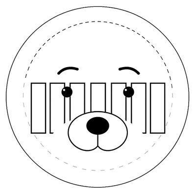 Szablon talerzyka i pasków