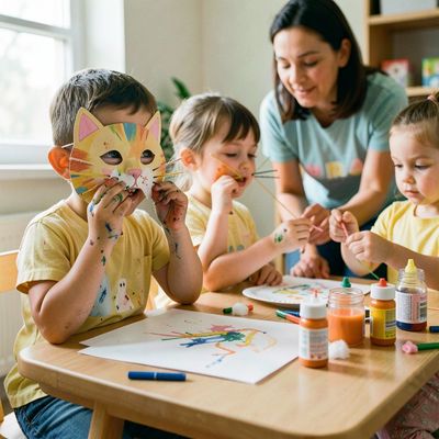 Dzień Kota — plastyczne spotkanie dla 3–4 latków