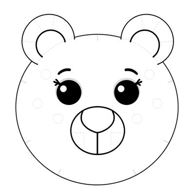 Szablony elementów misia