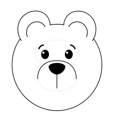 Szablony elementów misia