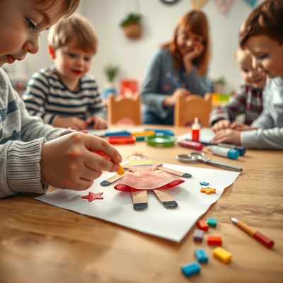 Andrzejkowe laleczki z papieru