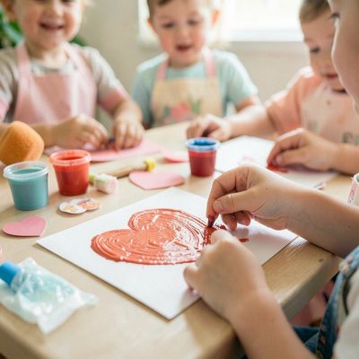 Paluszkowe walentynkowe serduszka