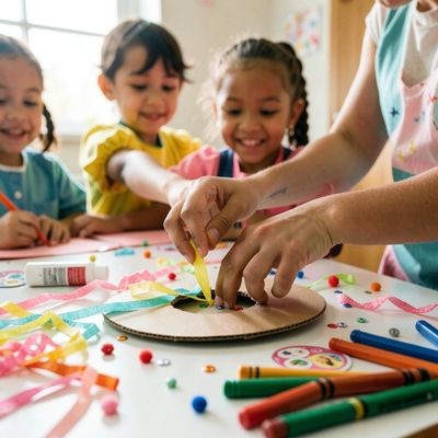 Tłusty Czwartek — kolorowe pączki z papieru