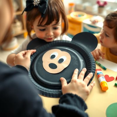 Myszka Miki — praca plastyczna