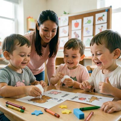 Dzień Gramatyki — Moje pierwsze zdania (plastycznie)